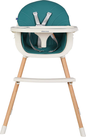 Seggiolone Nutri Wood Green Petrol Prima infanzia/Allattamento e pappa/Seggioloni sedili e accessori/Seggioloni La Casa Del Bebè - Napoli, Commerciovirtuoso.it