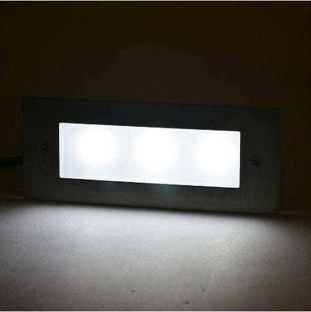 Segna-Passi-Segnapasso-Calpestabile-Ip44-A-Led-3w-Faretto-Faro-A-Muro-Parete
