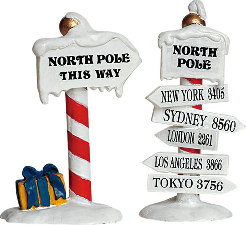 Segnali del Polo Nord, accessorio villaggio di Natale in Poliresina da 7 cm Casa e cucina/Decorazioni per interni/Addobbi e decorazioni per ricorrenze/Decorazioni natalizie/Oggettistica MagiediNatale.it - Altamura, Commerciovirtuoso.it