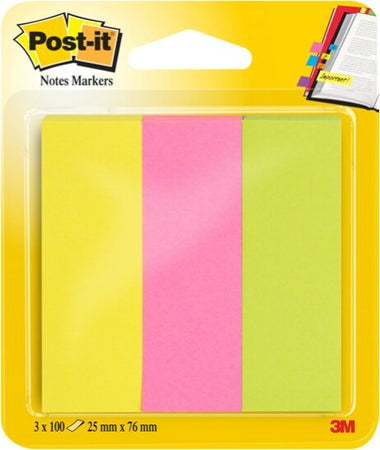 Segnapagina Post it in carta - 671-3 - 25 x 76 mm - 3 colori Neon - Post it - conf. 300 pezzi Cancelleria e prodotti per ufficio/Archivio ufficio e accessori per scrivania/Etichette divisori per schedario e timbri/Segnapagina adesivi Eurocartuccia - Pavullo, Commerciovirtuoso.it