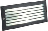 Segnapasso-Con-Griglia-Incasso-Moderno-Walking-Alluminio-E-Vetro-Nero-1-Luce-E27