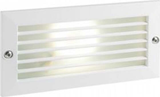 Segnapasso-Esterno-Incasso-Chiuso-Escape-Alluminio-E-Vetro-Bianco-Led-10W-4000K