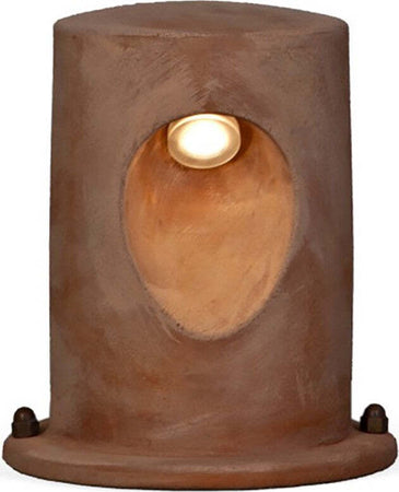 Segnapasso-esterno-Toscot-U-BOAT-P211C-95-IP65-1.7W-LED-monoemissione-terracotta-lampioncino-lampada-terra-giardino