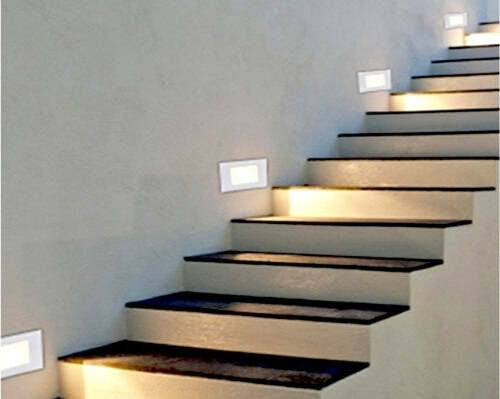 SEGNAPASSO LED 4W INCASSO SCATOLA 503 3000K 4000K IP65 CORNICE VETRO bianco Illuminazione/Illuminazione per esterni/Luci per sentieri Zencoccostore - Formia, Commerciovirtuoso.it