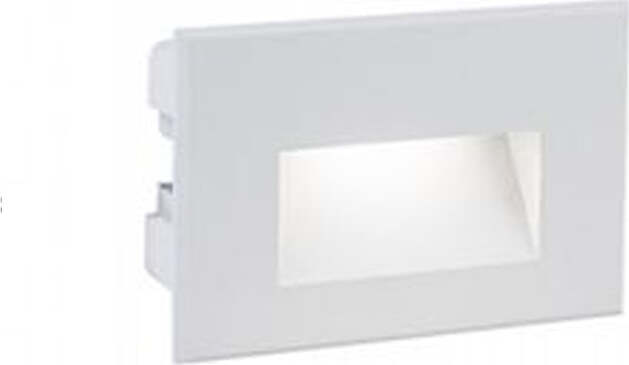 Segnapasso-Liscio-Da-Esterno-Moderno-Spina-Alluminio-E-Vetro-Bianco-Led-3W-4000K