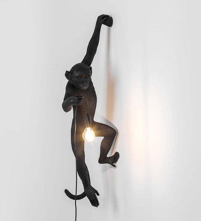 Seletti The Monkey Lamp Black Hanging Version Left