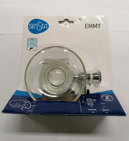 SENSEA---PORTA-SAPONE-EMMY-IN-ZAMA,-ACCIAIO-CROMATO-E-VETRO