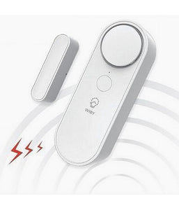 Sensore Wireless Wifi Per Porta Finestra Con Sirena Audio Alexa Google Home Zx-d41