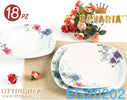 Servizio Piatti 18Pz. Porcellana Set Piatti Decorati 6 Persone Bavaria Ottingher Servizio di Piatti Bianchi con Fiori Azzurri Eleganti Art. gc 203 Art. gc 202 Casa e cucina/Stoviglie/Servizi da tavola/Servizi di piatti L’Orchidea - Siderno, Commerciovirtuoso.it