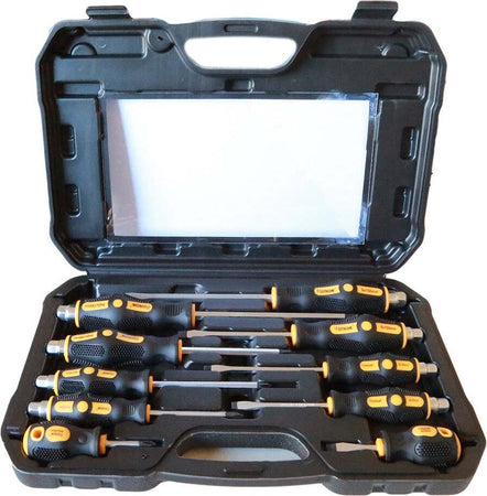 Set 10 Cacciaviti Cacciavite Croce E Taglio Impatto Punte Magnetiche Cr-v Fai da te/Utensili elettrici e a mano/Utensili a mano/Cacciaviti/Set cacciaviti Trade Shop italia - Napoli, Commerciovirtuoso.it