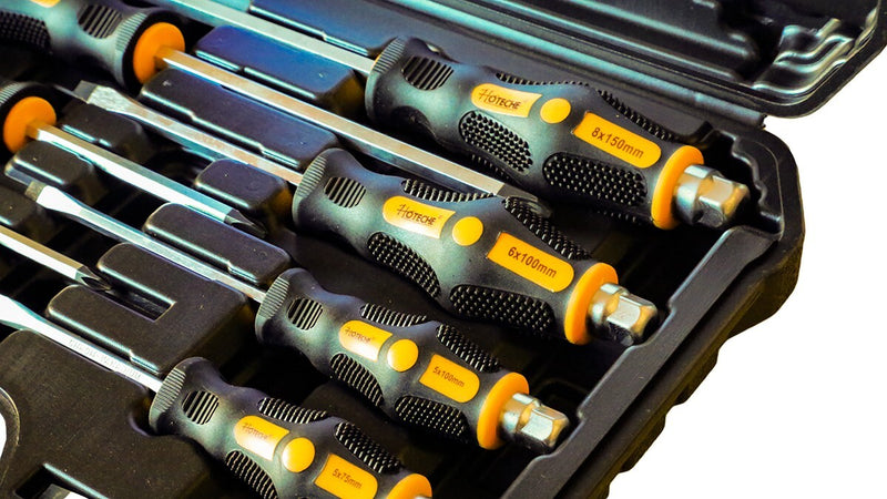 Set 10 Cacciaviti Cacciavite Croce E Taglio Impatto Punte Magnetiche Cr-v Fai da te/Utensili elettrici e a mano/Utensili a mano/Cacciaviti/Set cacciaviti Trade Shop italia - Napoli, Commerciovirtuoso.it