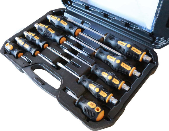 Set 10 Cacciaviti Cacciavite Croce E Taglio Impatto Punte Magnetiche Cr-v Fai da te/Utensili elettrici e a mano/Utensili a mano/Cacciaviti/Set cacciaviti Trade Shop italia - Napoli, Commerciovirtuoso.it