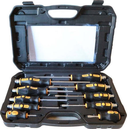 Set-10-Cacciaviti-Cacciavite-Croce-E-Taglio-Impatto-Punte-Magnetiche-Cr-v