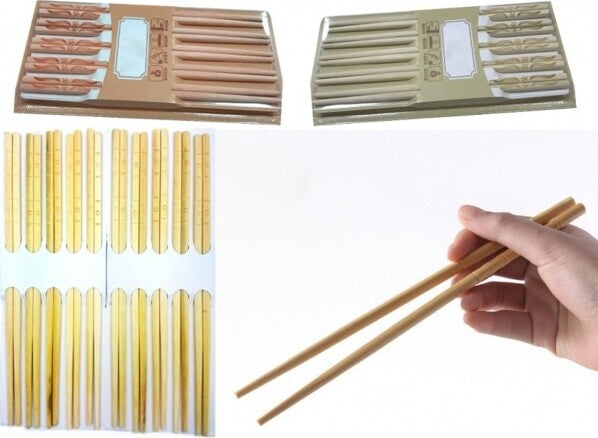 Set 10 Coppie Di Bacchette Legno Disegni Bamboo Giapponesi Cinesi Sushi Cibo Casa e cucina/Stoviglie/Posate/Bacchette cinesi Trade Shop italia - Napoli, Commerciovirtuoso.it