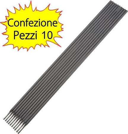 Set-10-Pezzi-Elettrodi-Saldatura-Acciaio-Inossidabile-Inox-2.5x300mm-Saldare