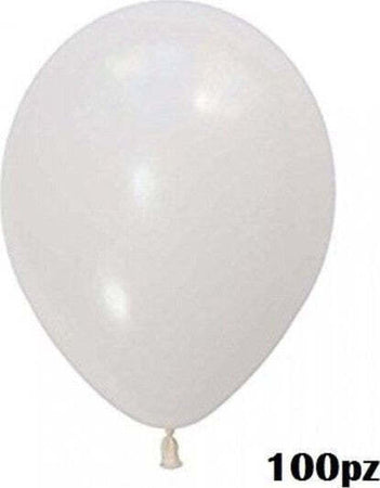 Set-100-Pezzi-Palloncini-Colore-Bianco-Feste-Compleanni-Party-Bambini