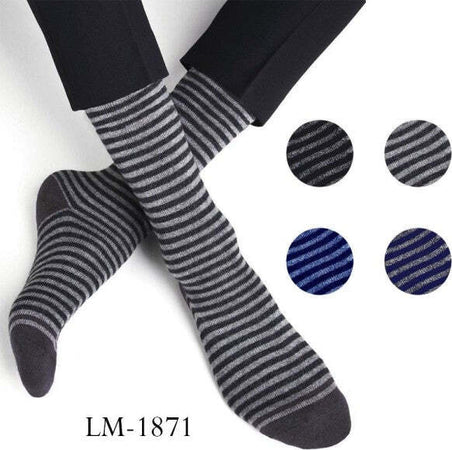 Set-12-Paia-Calze-Calzini-Lunghi-X-Uomo-Cotone-Colori-Assortiti-Righini-Lm-1871