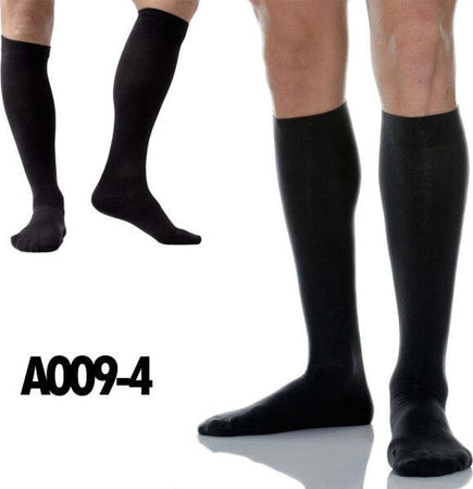 Set-12-Paia-Calzini-Lunghi-Per-Uomo-Cotone-Di-Colore-Nero-40-46-Gambaletto-A009