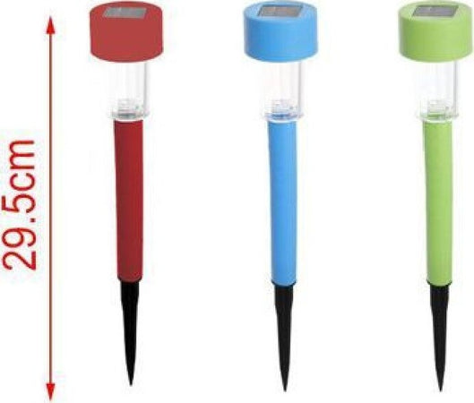 Set 12 Pz Lampada Solare Led 29,5 Cm A Picchetto Luci Giardino Colorate 2002982 Illuminazione/Illuminazione per esterni/Luci per sentieri Trade Shop italia - Napoli, Commerciovirtuoso.it