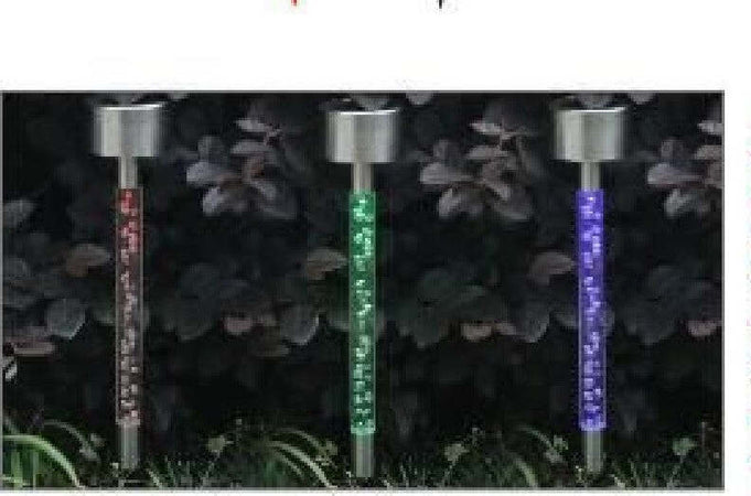 Set 12pz Lampada Solare 35.5cm Con Picchetto Bolle Colorate Led Giardino 2003021 Illuminazione/Illuminazione per esterni/Luci per sentieri Trade Shop italia - Napoli, Commerciovirtuoso.it