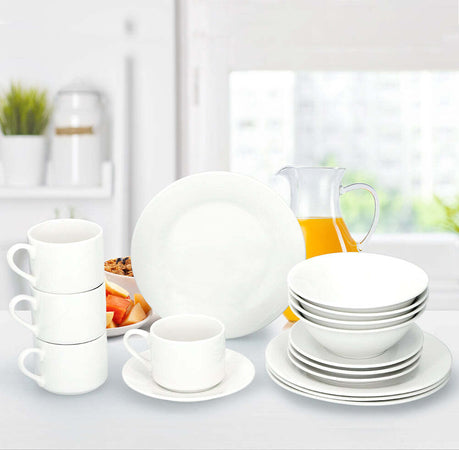 Set-16-Pezzi-Servizio-Piatti-da-Colazione-per-4-Persone-Ceramica-Bianca-Alpina