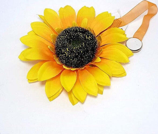 Set-2-Calamite-Fiori-Girasole-Fermatenda-Fiore-Design-Tende-Ornamento