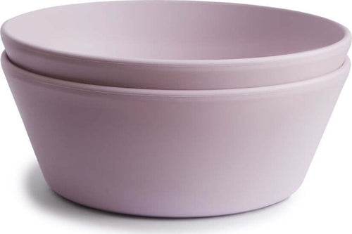 Set 2 Ciotole Mushie Round Soft Liliac Prima infanzia/Allattamento e pappa/Stoviglie/Ciotole La Casa Del Bebè - Napoli, Commerciovirtuoso.it