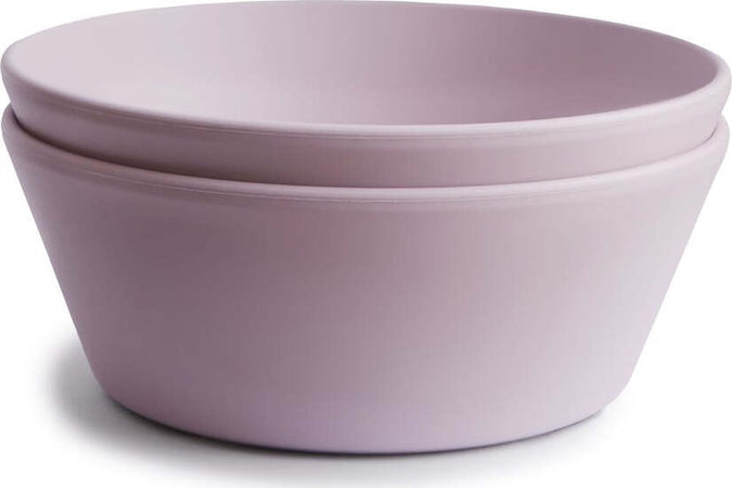 Set 2 Ciotole Mushie Round Soft Liliac Prima infanzia/Allattamento e pappa/Stoviglie/Ciotole La Casa Del Bebè - Napoli, Commerciovirtuoso.it