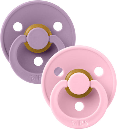 Set 2 Ciucci BIBS Colour Lavanda e Rosa Baby 6 mesi + Prima infanzia/Succhietti e massaggiagengive/Succhietti La Casa Del Bebè - Napoli, Commerciovirtuoso.it