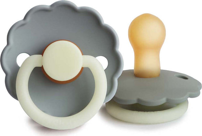 Set 2 Ciucci FRIGG Daisy Latex French grey night/Portobello night 0-6m Prima infanzia/Succhietti e massaggiagengive/Succhietti La Casa Del Bebè - Napoli, Commerciovirtuoso.it
