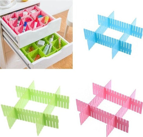 Set-2-Divisori-43x13-Cm-Divisorio-Cassetti-In-Plastica-Organizza-Divide-Ordine