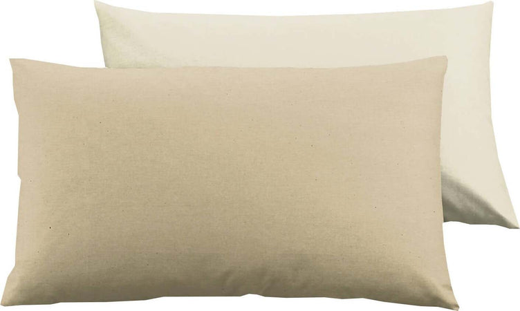 Set 2 Federe Bicolor Doubleface in Cotone Copricuscino Guanciale Letto 50x80 Cm Made in Italy Naturale/ Sabbia Novilunio Casa e cucina/Tessili per la casa/Biancheria da letto/Lenzuola e federe/Federe Novilunio - Sesto San Giovanni, Commerciovirtuoso.it