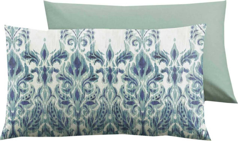 Set 2 Federe Coppia Di Federe Bifaccia Doubleface Stampa Digitale 100% Cotone Made In Italy Broccato Casa e cucina/Tessili per la casa/Biancheria da letto/Lenzuola e federe/Federe Novilunio - Sesto San Giovanni, Commerciovirtuoso.it