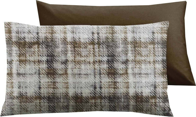 Set 2 Federe Coppia Di Federe Bifaccia Doubleface Stampa Digitale 100% Cotone Made In Italy Bruma Casa e cucina/Tessili per la casa/Biancheria da letto/Lenzuola e federe/Federe Novilunio - Sesto San Giovanni, Commerciovirtuoso.it