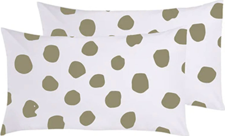 Set-2-federe-coppia-di-federe-bifaccia-doubleface-stampa-digitale-100%-cotone-Made-in-Italy-DOT-MAXI-TORTORA