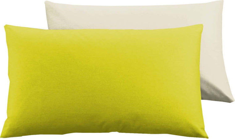 Set 2 Federe Novilunio Bicolor Doubleface in Cotone Copricuscino Guanciale Letto 50x80 Cm Made in Italy Naturale/ Giallo Sole Casa e cucina/Tessili per la casa/Biancheria da letto/Lenzuola e federe/Federe Novilunio - Sesto San Giovanni, Commerciovirtuoso.it