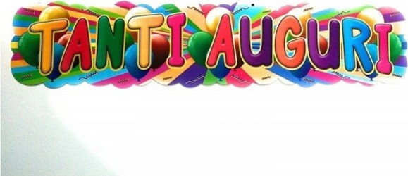 Set-2-Festoni-Festone-Scritta-Tanti-Auguri-Multicolore-Festa-100cm-Bimbi-Party
