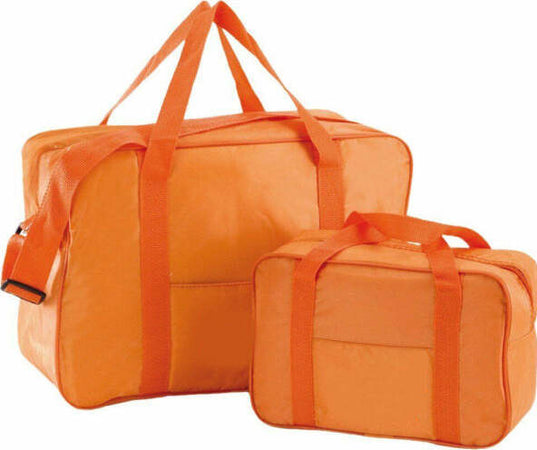 Set-2-Pezzi-Borse-Termiche-6-+-21-Lt-Borsa-Frigo-Colorata-Mare-Campeggio-Picnic