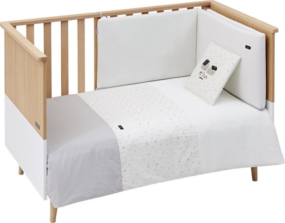 Set 2 pezzi Federa Piumone 70 Sky Grigio 110X170X3 Cm Casa e cucina/Tessili per la casa/Biancheria per culle e lettini/Biancheria bimbi/Completi da lettino La Casa Del Bebè - Napoli, Commerciovirtuoso.it