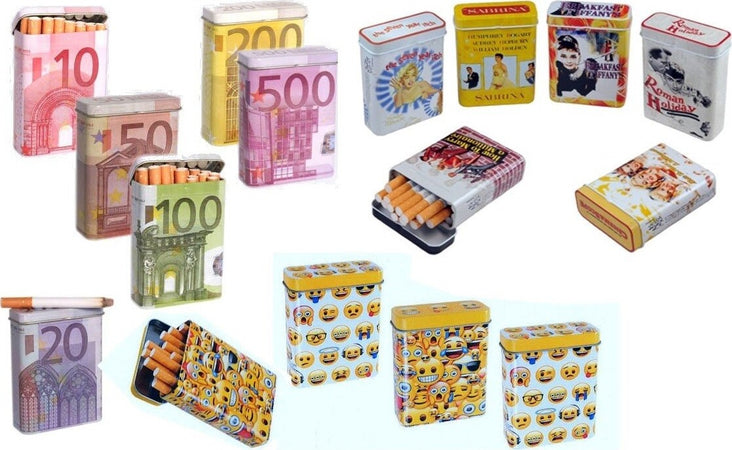 Set 2 Portasigarette Sigaretta Metallo Custodia Cover Porta Pacchetto Sigarette Articoli per Fumatori > Portasigarette Trade Shop italia - Napoli, Commerciovirtuoso.it