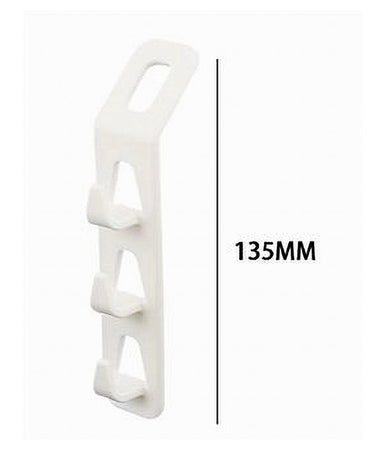 Set 2 Pz Connettori Appendiabiti Salvaspazio Per Armadio Grucce A 3 Ganci 87356