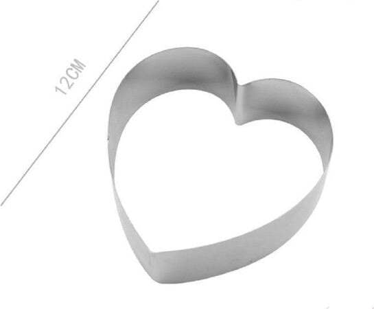 Set-2-Pz-Forme-A-Cuore-Per-Dolci-Biscotti-Cake-Design-Stampini-Torte-12cm-98935