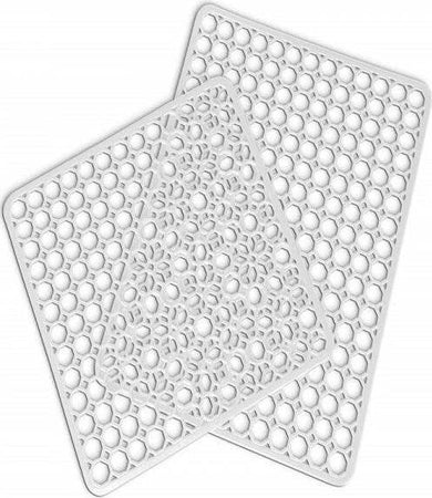 Set-2-Tappetini-Lavello-Scolapiatti-33x38cm-Anti-Scivolo-Cucina-Piatti-Plastica