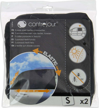 Set-2-Tendine-Parasole-Contrejour-Elastiche-Nero