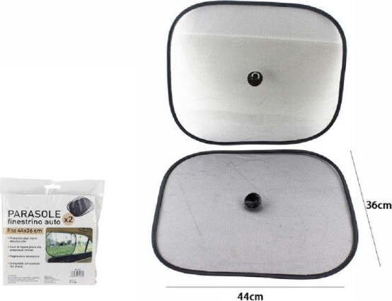Set-2-Tendine-Parasole-Oscuranti-Auto-Finestre-Con-Ventose-Rete-Finestrino-70162