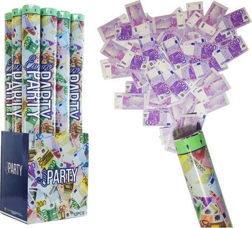 Set-2-Tubi-Sparacoriandoli-Soldi-Banconote-Tubo-30-Cm-Festa-Laurea-Matrimonio