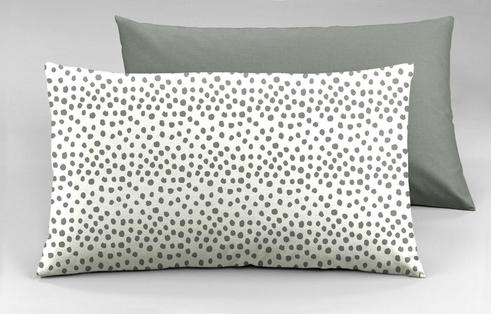 Set 2 X Federe Da Letto Bifaccia Doubleface Stampa Digitale 100% Cotone Made in Italy Federe 50x80 Cm Dot Mini Colore Grigio Fantasia Casa e cucina/Tessili per la casa/Biancheria da letto/Lenzuola e federe/Federe Novilunio - Sesto San Giovanni, Commerciovirtuoso.it