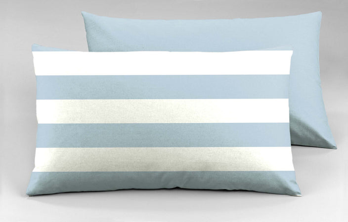 Set 2 X Federe Da Letto Bifaccia Doubleface Stampa Digitale 100% Cotone Made in Italy Federe 50x80 Cm Riga Maxi Colore Celeste Casa e cucina/Tessili per la casa/Biancheria da letto/Lenzuola e federe/Federe Novilunio - Sesto San Giovanni, Commerciovirtuoso.it