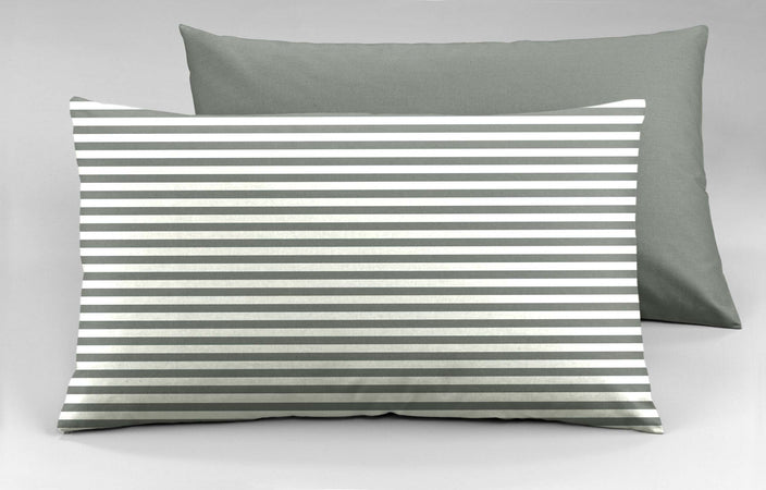 Set 2 X Federe Da Letto Bifaccia Doubleface Stampa Digitale 100% Cotone Made in Italy Federe 50x80 Cm Riga Mini Colore Grigio Casa e cucina/Tessili per la casa/Biancheria da letto/Lenzuola e federe/Federe Novilunio - Sesto San Giovanni, Commerciovirtuoso.it