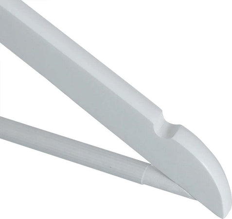 Set 20pz Grucce In Legno Bianco Barra Portapantaloni Antiscivolo Gancio Ruotante Casa e cucina/Organizzazione interni/Organizzazione guardaroba/Grucce e appendini/Grucce Trade Shop italia - Napoli, Commerciovirtuoso.it